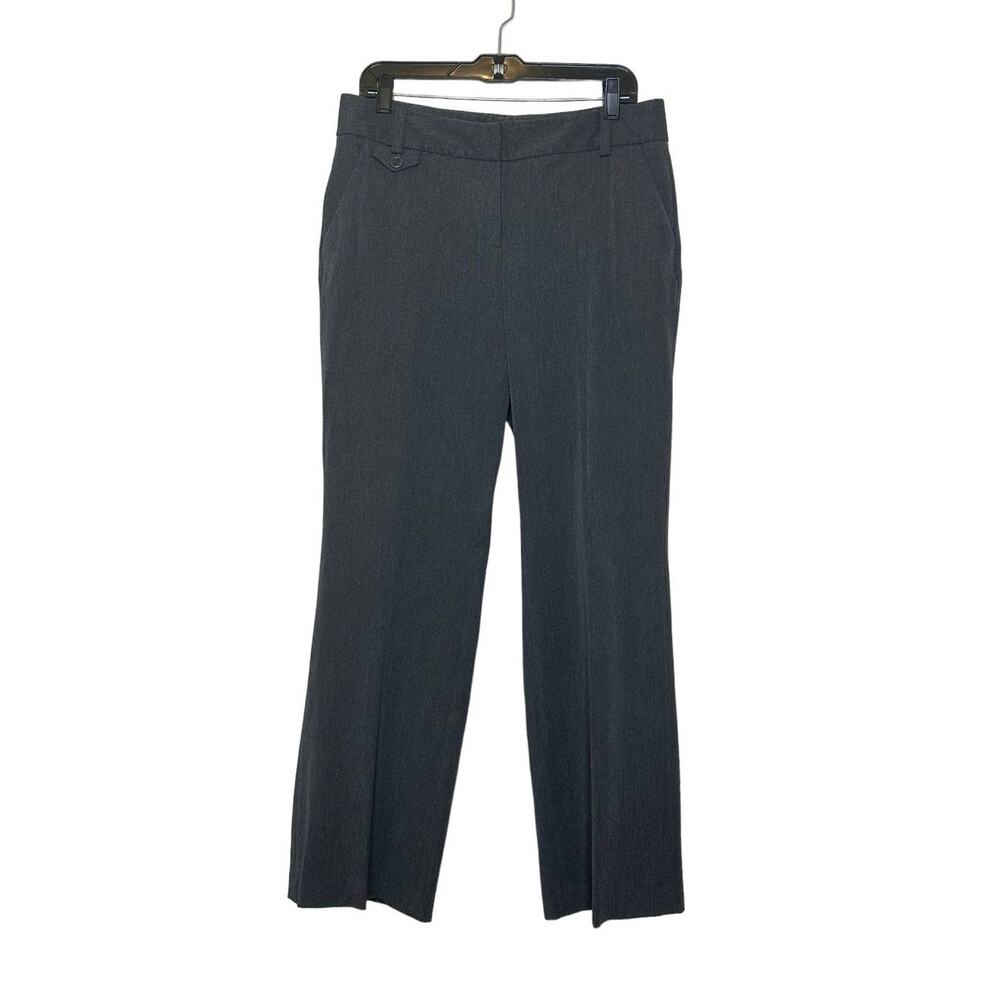 Talbots Signature gray straight legs career pants size 10